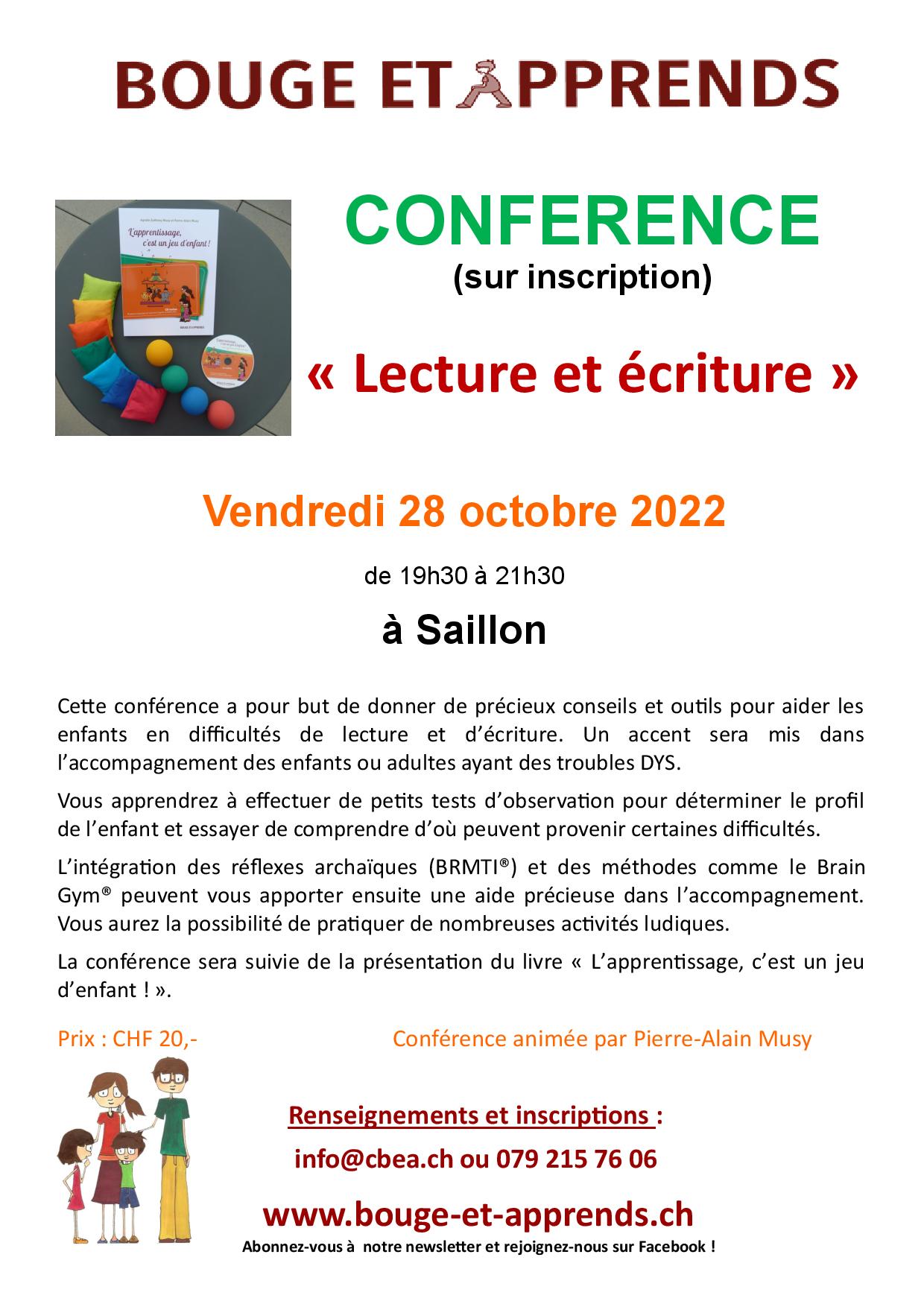 Conférence livre Saillon 28 10 2022